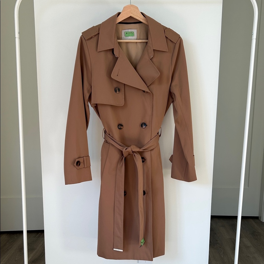 Soia & Kyo Classic Camel Trench Coat US M